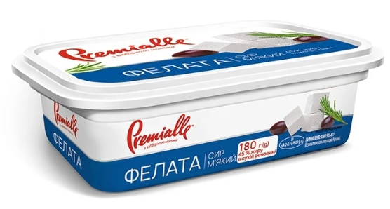 Сир м'який Premialle Фелата 45% 180г